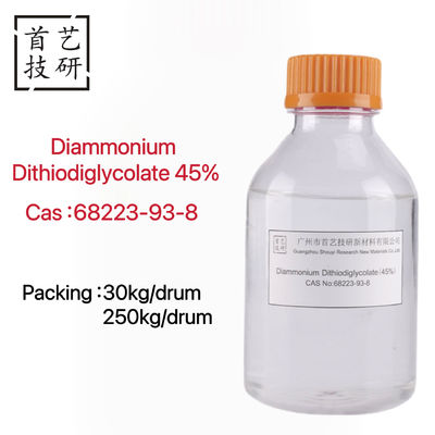 Diammoniumdithiodiglykolat mit der Molekülformel C4H12N2O4S2 bei Raumtemperatur